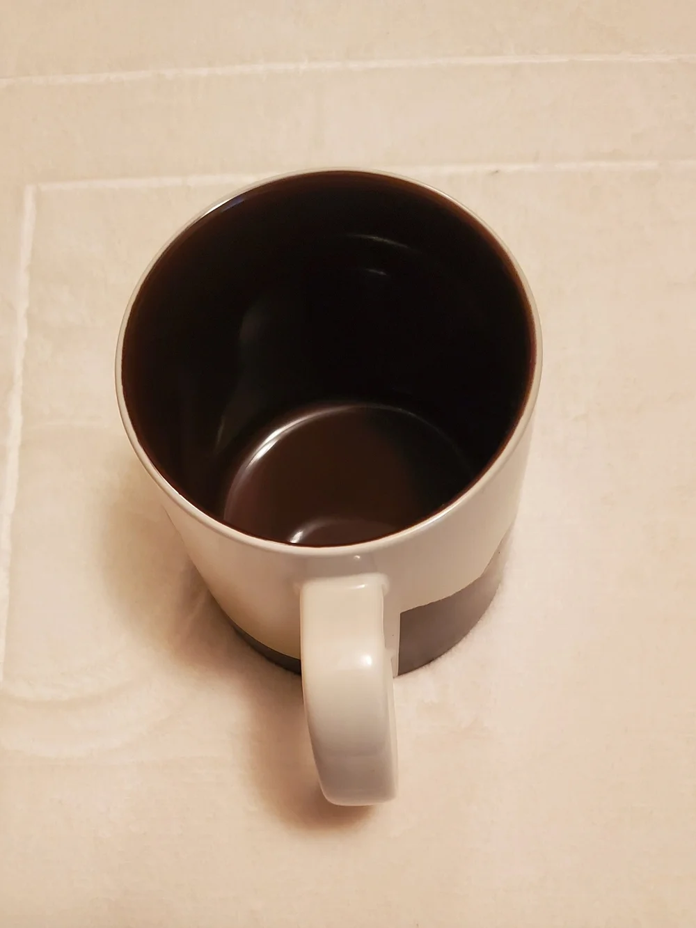 Starbucks Austria Souvenir Mug in Cream & Brown with Tan Hat Artwork